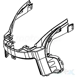 Zentraler Sitzabdeckung cremefarben 18P Kymco Like