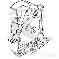 Rechte Motorabdeckung Kymco 125 4T