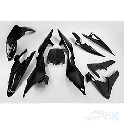 Schwarzer Schutzsatz UFO Plast Husqvarna TC 449 / 499 11-13