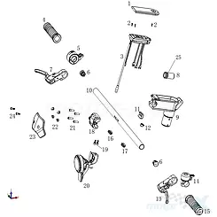 Kabelbaumhülle für PRO und SPORT NIU KQI 2 Roller