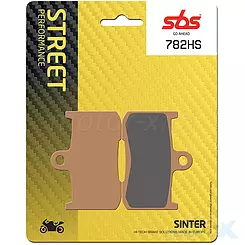 Gesinterte Bremsbeläge SBS Sinter Street 782HS