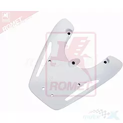 Gepäckträger hinten Aluminium weiß Romet 727 Premium (altes Modell)