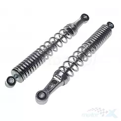 Stoßdämpfer hinten, auf Achse 8mm, Länge 345mm, Chrom, WM Motor, Romet Motorynka