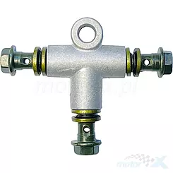 Bremsverteiler, T-Stück, Gewinde M10x1.25mm, ATV / Quad / Shineray