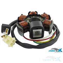 Stator Zündspule, Lichtmaschinenstator, Motoforce Minarelli AM6 / 1E40MB 50 2T LC