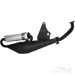 Sportauspuff silberne Endkappe 1E40QMB/QMA 50 2T AC