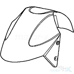 Vorderradkotflügel W3P Kymco Bet&Win / Grand Dink