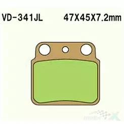 Vesrah Organic VD-341SRJL Bremsbeläge