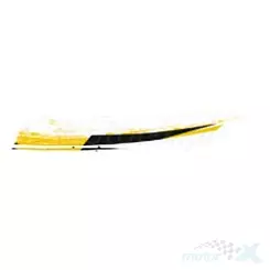 Aufkleber linke Abdeckung, gelb W907, Keeway Fact 05511B59W907