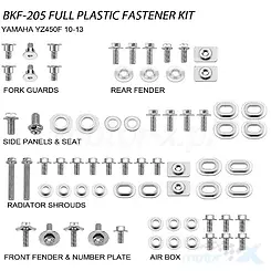 Kompletter Schrauben-Kit für Kunststoffe, Accel BKF-205, Yamaha