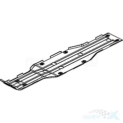 Untere Frontabdeckung schwarz N1R Kymco MXU