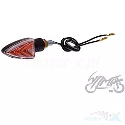 Blinker vorne links M8 kurzer Kegel weißes Glas