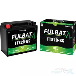 Gel Batterie Fulbat FTX20-BS (YTX20-BS) 12V 18Ah 175x87x155mm