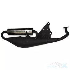 Sportauspuff, Tuning, schwarz, Power Force, Minarelli horizontal