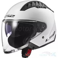 Offener Helm LS2 OF600 Copter Solid White