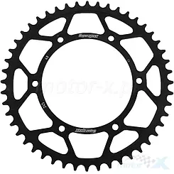 Hinteres Kettenrad 520 48 Zähne, Supersprox 245 (JTR251), Stahl, Schwarz