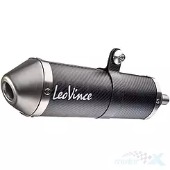 Auspuffblende, Schalldämpfer, LeoVince X-Fight Carbon, Rieju MRT 50 Euro5 21-23 / MRT 50 Pro Euro5 21-23 / MRT 50 SM Pro Euro5 21-23 (E)