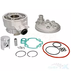 Kompletter Zylinder mit Zylinderkopf 50 cc, NICASIL, Power Force Minarelli AM6
