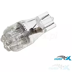 Standlichtlampe, 6 LED, T13, 12V, weiß