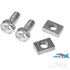 Batterieschrauben M5x13mm mit 10x7mm Muttern, Set