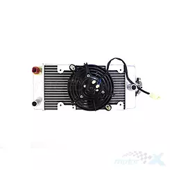 Kompletter Kühler, mit Deckel, Lüfter und Sensor, Junak M11 / M15, 125-320, Euro 3-4-5