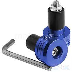 Lenkerenden 17,7mm blau 2 Stück