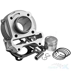 Zylinder komplett 39.00mm 50ccm Gusseisen 13mm Kolbenbolzen 139QMB/QMA (GY6 50) 4T