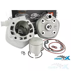 Zylinder komplett mit Zylinderkopf Stage6 Racing MKII 70cc, Minarelli LC
