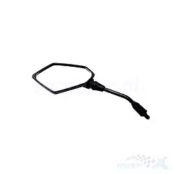 Linker Spiegel M10 Rechtsgewinde Mattschwarz Junak RX ONE