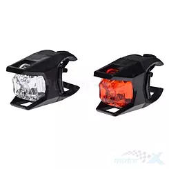 Fahrradlichter, vorne + hinten, 2 LED, WM Motor