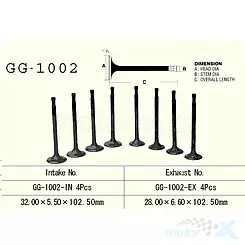 Einlassventil Vesrah GG-1002-IN