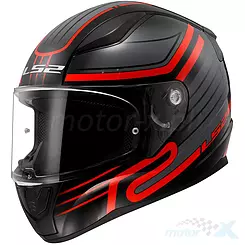 Integralhelm LS2 FF353 Rapid II Circuit Black Red