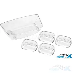 TNT Lexus Style Blinker- und Rücklichtgläser, MBK X-Limit / Yamaha DT 50 R 97-02