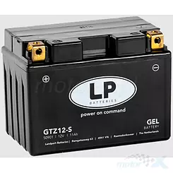 Landport GTZ12-S Gel-Batterie 12V 11Ah 151x87x110mm 190CCA