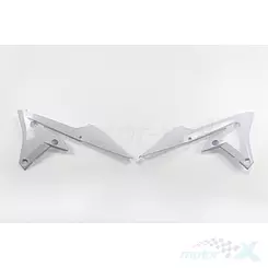 Weiße Kühlerschutzgitter UFO Plast Yamaha YZF / WRF 250-450