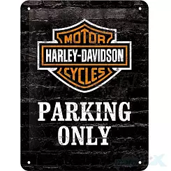 Schild, Poster 15x20 cm, geprägtes Blech, Harley-Davidson Nostalgic Art 26117