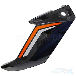 Scheinwerferabdeckung vorne links, schwarz 002Z, mit Aufklebern, QJMotor TRX 125