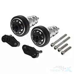 Crashpad, silber, Leoshi, BMW S1000RR / S1000XR / F800R