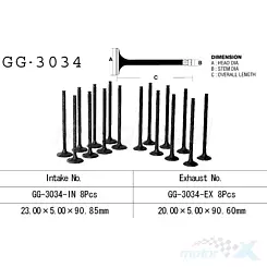 Auslassventil Vesrah GG-3034-EX