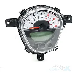 Analoger/digitaler Tachometer, 1x 18-Pin Stecker, ohne Kabelbaum, Junak Classico 125
