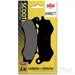 Carbon Bremsbeläge SBS Dual Carbon Scooter 205CT