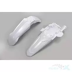 Vorderradkotflügel und Hinterradkotflügel Set weiß UFO Plast Yamaha YZF 250-450