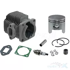Zylinder komplett 40.00mm 50cc Aluminium Kolbenbolzen 12mm Pocket Bike / mini ATV / mini Cross
