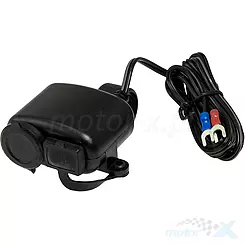 Zigarettenanzünder-Steckdose + USB Motorrad Roller ATV