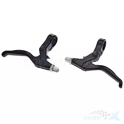 V-Brake Promax Bremshebel, Fahrrad, rechts + links, Aluminium, schwarz