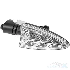LED front right / rear left turn signal, 1 piece, with E-mark approval, Aprilia / BMW / Derbi / Ducati / Yamaha