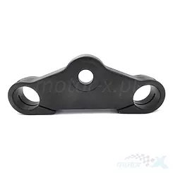 Obere Lenkkopfklemme, Stütze, Schwarz Matt, Junak M15 125