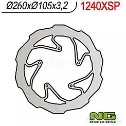 NG Bremsscheibe 1240XSP