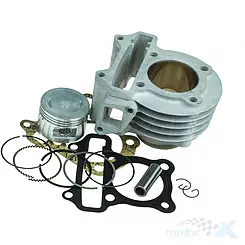 Kompletter Zylinder 47.00mm 80cc nicasil WM Motor 139QMB/QMA (GY6 50) 4T