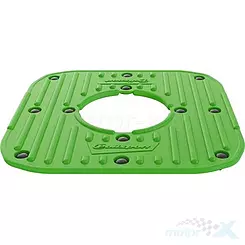 Obere Ersatzgummi mit Clips für Motorradständer, grün, Polisport Basic